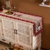 Valentines Day Burlap-Cotton Table Runner 72 Inches Long, Gnomes Love Heart Red Farmhouse Table Runners, Outdoor Dining Rustic Wood Tablerunner Holiday Spring Tablecloths Decor for Party/Wedding view 4