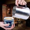 32 Oz Milk Frothing Pitcher - 900ml Milk Frother Cup, Milk Steamer Cup, Stainless Steel Espresso Steaming Pitchers, Latte Art Cups, Milk Pitcher for Espresso Machine view 4