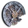 Automaton Bite 1682 Old Metal Steampunk Wall Clock | 14"  13" Moving Gears | Handmade Kinetic Art, Personalized Engraving view 1