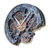 Automaton Bite 1682 Old Metal Steampunk Wall Clock | 14"  13" Moving Gears | Handmade Kinetic Art, Personalized Engraving view 2