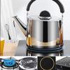 Induction Kettle Whistling Tea Kettle Tea Kettle Stainless Steel Whistling Stove Top Surgical Polished Teapot with Heat-Resistant Handle for Stove Top (Size : 3L) view 2