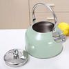 2.5 Quart Mint Green Whistling Stove Top Tea Kettle, Suitable for Induction Cooker, Gas Stove, Etc (Color : Mint Green, Size : 2.5L) view 2