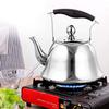 2 Quart Stainless Steel Tea Kettle for Stove Top,Whistling Tea Kettle with Heat-Resistant Ergonomic Handle (Color : Silver, Size : 2L) view 3