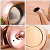2 Quart Stainless Steel Tea Kettle for Stove Top,Whistling Tea Kettle with Heat-Resistant Ergonomic Handle (Color : Brass, Size : 2L) view 4