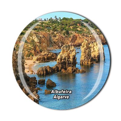 Albufeira Algarve Portugal Fridge Magnet Crystal Tourist Souvenir Gift Collection Refrigerator Magnetic Sticker