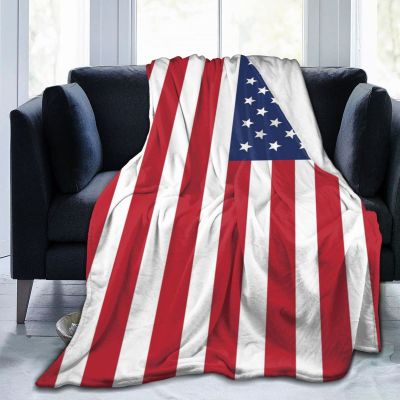 American Flag Ultra-Soft Micro Fleece Blanket Throw Blanket Warm Blanket Throw Blanket Ultra Soft Thick Bed Blanket 50"X40"