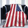 American Flag Ultra-Soft Micro Fleece Blanket Throw Blanket Warm Blanket Throw Blanket Ultra Soft Thick Bed Blanket 50"X40" view 1