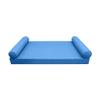 DBM IMPORTS *Cover ONLY*-Style 5 Outdoor Daybed Mattress Bolster Pillow Slipcovers Pipe Trim Full Size-AD102 view 2
