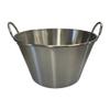 Cazo Grande Para Carnitas Stainless Steel Wok comal Fry 27-1/2''W x 16-1/2''H view 2