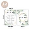 Housewarming Party Games, This or That, Greenery New Home, New House, New Homeowner Party Games Cards, 30 Sheets Each Pack view 2