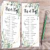 Housewarming Party Games, This or That, Greenery New Home, New House, New Homeowner Party Games Cards, 30 Sheets Each Pack view 3