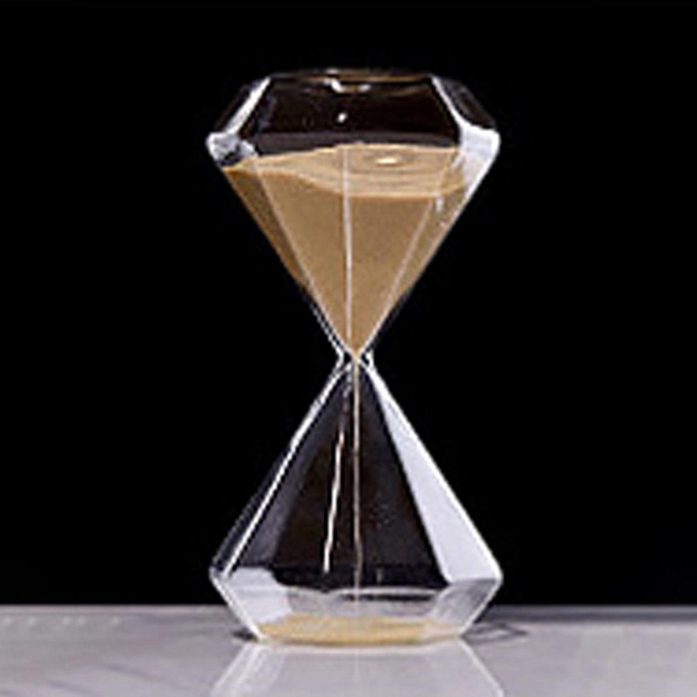 BAWAQAF Nordic Style Creative Masonry Glass hourglass30minutes Craftwork Home Living Room Office Desk Decoration Accessory Gifts