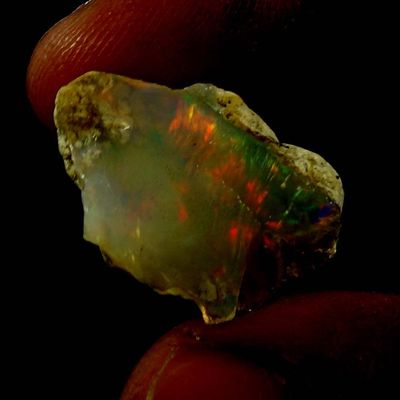 dazzlegems Ultra Fire Opal Rough Gemstone, Raw Crystals Gemstone, Ethiopian Opal Rock, Jewelry Making Supplies, Chakra Healing, Energy Stone, Reiki, Meditation, Art-Crafts-DIY Stone 13.65 Cts,