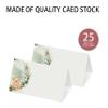 Place Cards for Greenery Bear Party, Editable Name Place Cards, Seating Place Cards for Tables, Tent Style Cards for Baby Shower, Birthday Party, Easy Folding, Pack of 25 Escort Cards(B02) view 2