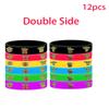 YUANHUISHENG Yoda Birthday Party Supplies, 109 Pack Party Favors - 12 Bracelets, 12 Keychains, 12 Button Pins, 1 Tattoo Sticker, 72 Stickers for Birthday Party Decorations view 2