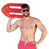 Boland 52163 - Inflatable Life Board, Size 73 cm, Lifeguard, Coast Guard, Water Guard, Decoration, Pool Party view 2