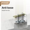 KES Standing Towel Rack with Marble Base, 2-Tier Towel Stand for Bathroom Floor, Upgrade Steady Design, T-Shaped Towel Drying Rack Gold, SUS304 Stainless Steel, Brushed Gold Finish, BTH217-BZ view 4