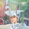 for Adult: Elephant Hat Elephant Trunk Cap Elephant Costume Animal Costume Hats Grey view 4