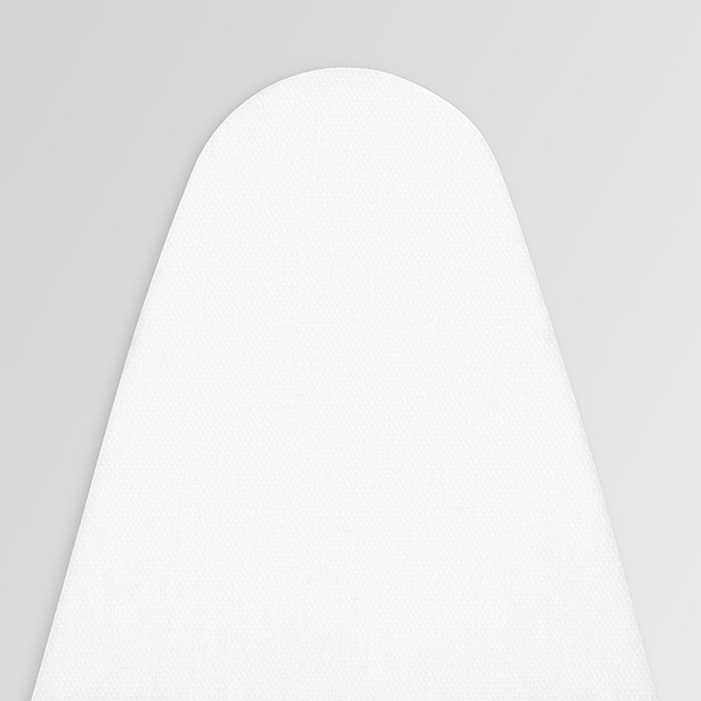 Encasa XO Ironing Board Cover and Pad 42"x14" - 4mm Felt Medium Iron Board Cover with Padding - Heat Resistant, Stain-Safe Dye, Non Slip Elastic Bungee Cord Tightening Iron Table Cover White