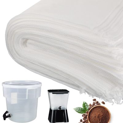 150PCS Brew Bags, 16" x 20" Large Commercial Cold Coffee Filters Non Woven Filters Bags Fits 5 Gallon Cold Brew System for Restaurants Home Hops Cider Wine Beer Tea Making