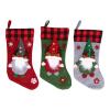 Christmas Stockings 3 Pack, 18 inch Large Christmas Cute Family Stockings, Xmas Fireplace Hanging Stockings, Personalized Christmas Stockings for Xmas Holiday, Christmas Tree, Fireplace, Staircase view 1