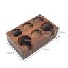 C/M Espresso Tamping Station Coffee Filter Tamper Holder Espresso Coffee Filter Tamper Holder Coffee Espresso Machine Accessories for Barista Espresso Tamping Mat - 6 Holes58Mm view 2