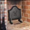 Oakestry X670130 Fireback Support Durable and Heat-Resistant, Simple and Sturdy Construction, Black, 8.25" L X 5.25" W X 5.5" H view 2