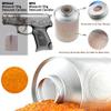 Wisesorb 750 Grams Gun Safe Dehumidifier, 2 Pack Reusable Canister Desiccant Dehumidifier, Rechargeable 1.65 Lbs Indicating Silica Gel Orange to Green view 2
