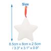Baker Ross FC109 Christmas Star Ceramic Baubles-Pack of 4, Assorted view 3