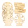 Baker Ross FC112 Christmas Wooden Snow Globes-Pack of 5, Assorted view 2