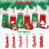 4 Pack, Personalized Christmas Stockings, w Name - 6 Animal Themes, 6 Fonts - Custom Christmas Stockings Gifts for Family, Kids, Customized Xmas Stocking for Fireplace Decoration, Christmas Decor view 2
