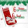 4 Pack, Personalized Christmas Stockings, w Name - 6 Animal Themes, 6 Fonts - Custom Christmas Stockings Gifts for Family, Kids, Customized Xmas Stocking for Fireplace Decoration, Christmas Decor view 3