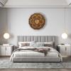 BHDecor Crown Chakra Home Wall Decor  Multilayered Laser Cut Carved Elegant Wooden Mandala Hanging MDF Panels - Rustic Contemporary Artwork 17.7 x 17.7 in (45cm), Natural Wood view 3