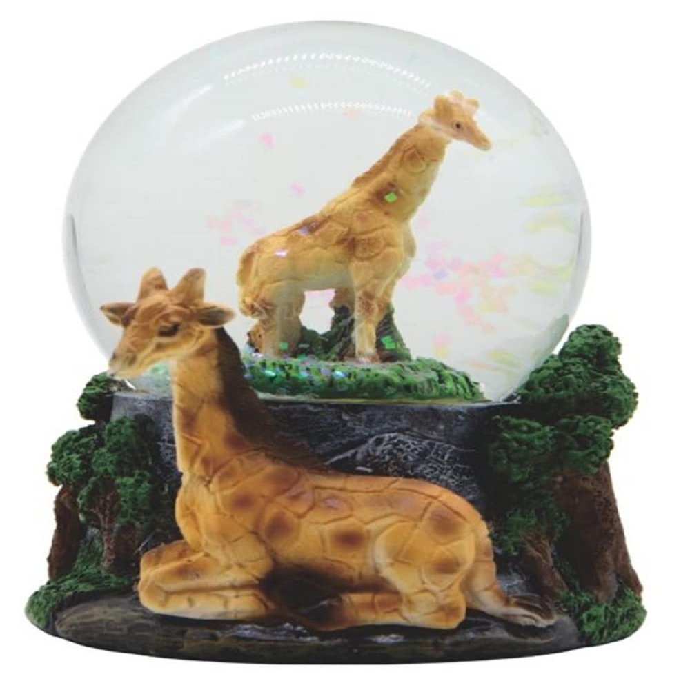 George S. Chen Imports Snow Globe Collection Desk Figurine Decoration (Giraffe)