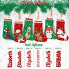 5 Pack, Personalized Christmas Stockings, w Name - 6 Animal Themes, 6 Fonts - Custom Christmas Stockings Gifts for Family, Kids, Customized Xmas Stocking for Fireplace Decoration, Christmas Decor view 2