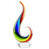 12" Multicolor Art Glass Centerpiece view 1