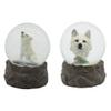 George S. Chen Imports Snow Globe Collection Desk Figurine Decoration (2PC-Wolves) view 1