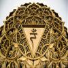 BHDecor Solar Plexus Chakra Home Wall Decor  Multilayered Laser Cut Carved Elegant Wooden Mandala Hanging MDF Panels - Rustic Contemporary Artwork 22.8 x 22.8 in (58cm), Natural Wood view 3