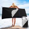 Bath Towel Math Hippo Quick Dry Towel Sports Thin Towels Blanket Outdoor Travel Beach Towel view 1