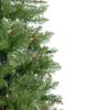 6.5' Pre-Lit Silver Lake Fir Pencil Artificial Christmas Tree, Multi Lights view 4