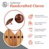 50 Pack 2" Round Head Iron Clavos Decorative Nails  Sealed Rusted  Handmade Rustic Round Fasteners for Farmhouse Shutters, Faux Wood Beams, Barn Doors, Shutters, Gates  Ornamental Wood Accent view 2