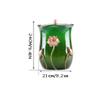 BDPP Trash Can Mini Trash Can with Lid Desktop Garbage Can Office Countertop Garbage Bin Suitable for Bathroom Dresser Coffee Table USO Interior y Exterior view 2