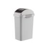 BDPP Trash Can Rectangular Plastic Trash Can Simple Garbage Can Fashion Garbage Bin Detachable Lid Easy to Clean Smell Protection USO Interior y Exterior (Color : C) view 1