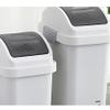 BDPP Trash Can Rectangular Plastic Trash Can Simple Garbage Can Fashion Garbage Bin Detachable Lid Easy to Clean Smell Protection USO Interior y Exterior (Color : C) view 3