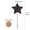12Pcs Wood Mini Chalkboard Sign with Easel Stand for Message Board Signs, Place Cards for Weddings, Parties, and Special Event Decoration view 3