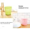 BDPP Trash Can Lidless Trash Can Shatterproof Plastic Garbage Can Simple Garbage Bin Hollow Design 3 Pack Small USO Interior y Exterior view 4