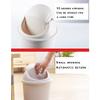 BDPP Trash Can Swing Cover Trash Can Ultra-Thin Plastic Garbage Can Large-Capacity Round Garbage Bin Easy to Clean 2 Packs USO Interior y Exterior (Color : D) view 3