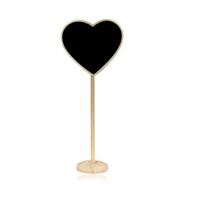 12Pcs Wood Mini Chalkboard Sign with Easel Stand for Message Board Signs, Place Cards for Weddings, Parties, and Special Event Decoration