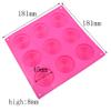 Silica gel cake mould 9 even mosquito ring pudding jelly mould manual soap mold view 2