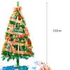 QQWW Christmas Tree Christmas Tree and Decorative Set Versatile Hanging Ornaments Artificial Xmas Tree Ine with Metal Bracket(1.5m/4.9 Ft) Best Gift view 2